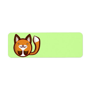 Etiqueta Fox de Chibi