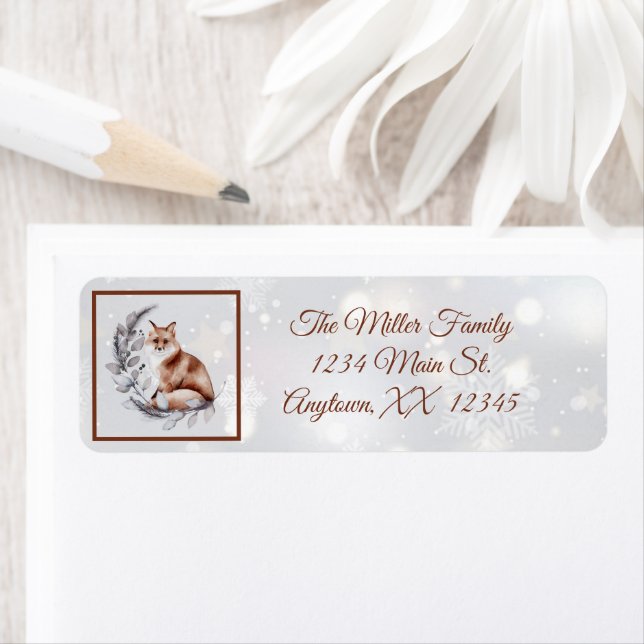 Etiqueta Fox e feriado de neve (Insitu)