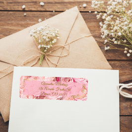 Etiqueta Frame Dourado Rosa Rosa Rosa Rosa, Frame, Quinceañ