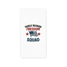 Etiqueta Freedom Squad Family Reunion Shirt – USA Patriotic