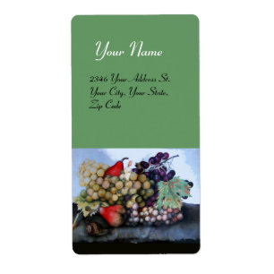 Etiqueta FRUTAS DA SEASON 1 - UVAS E PERAS verdes