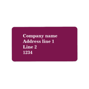 Etiqueta Fúcsia