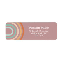 Fundo Boho Bohemian Pastel Rainbow Mauve