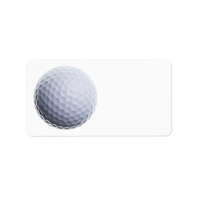 Etiqueta Fundo da Bola Golf Personalizado Modelo (Frente)