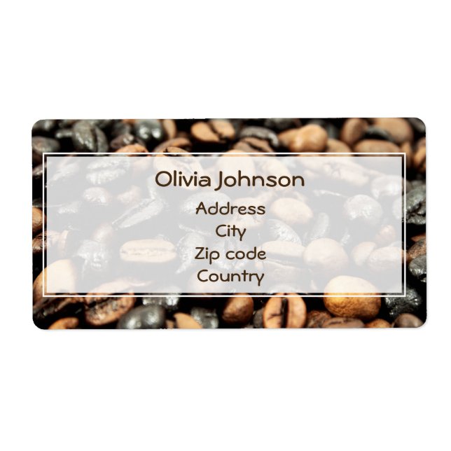 Etiqueta Fundo do Beans Café (Frente)