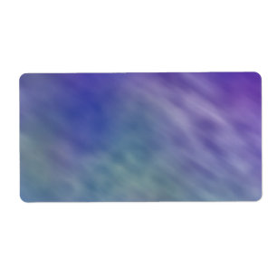 Etiqueta Fundo do Céu Colorido do Arco-Íris Profundo