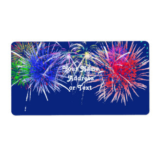 Etiqueta Fundo do Fireworks
