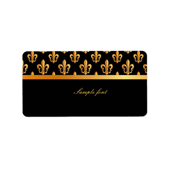 Etiqueta Fundo PixDezines Fleur de lis/DIY (Frente)