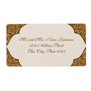 Etiqueta Gala ocidental velha