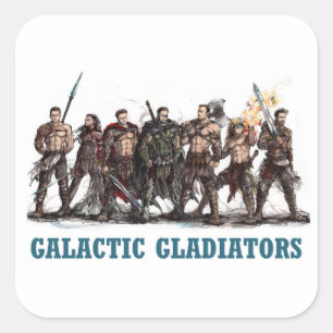 Etiqueta galáctica dos gladiadores