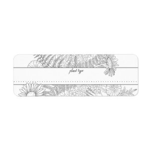 Etiqueta Garden Flowers Seeds Saver Packer Tipo Vegetal Rót
