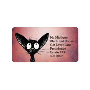 Etiqueta Gato preto oriental de Shorthair