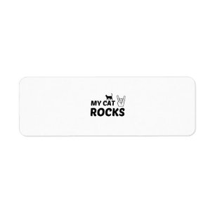ETIQUETA GATO ROCKS