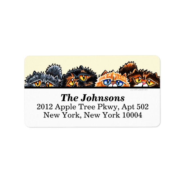 Etiqueta Gatos Gelados Persianos e Creme (Frente)