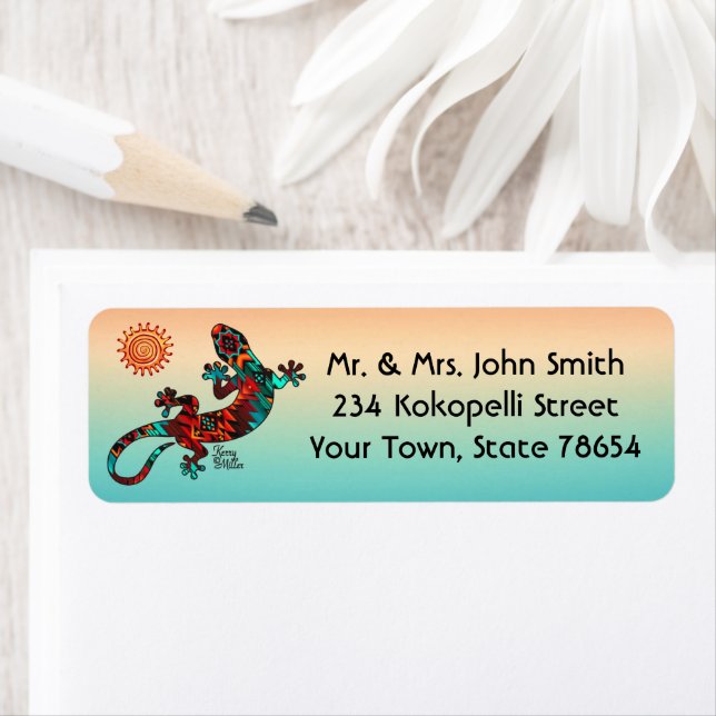 Etiqueta Gecko Lizard E Sun Label (Insitu)