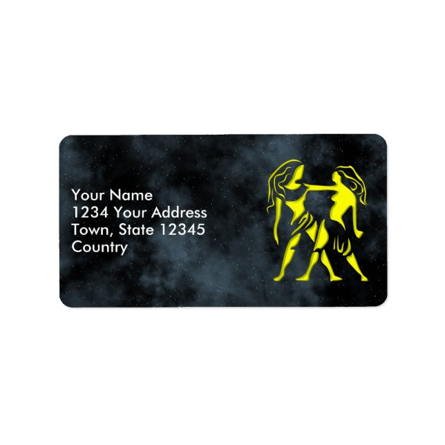 Etiqueta Gemini (Frente)