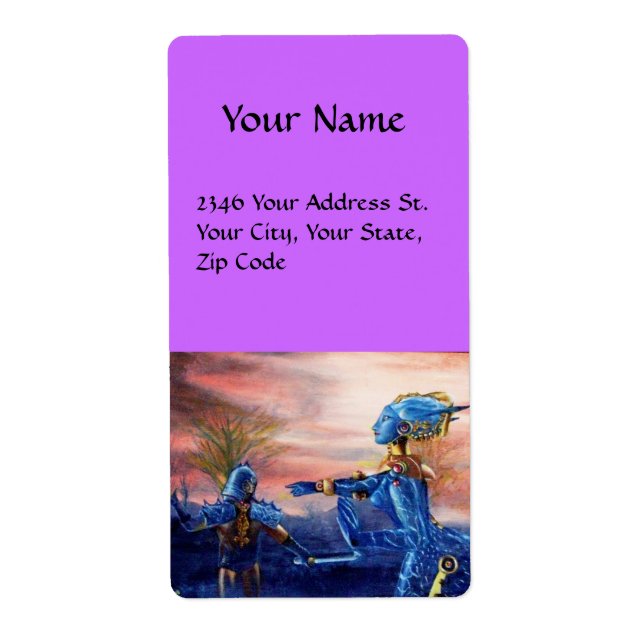 Etiqueta GEORGE DE santos E DRAGÃO DE ALIENÍGENA (Frente)