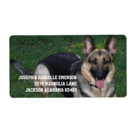 Etiqueta German shepherd