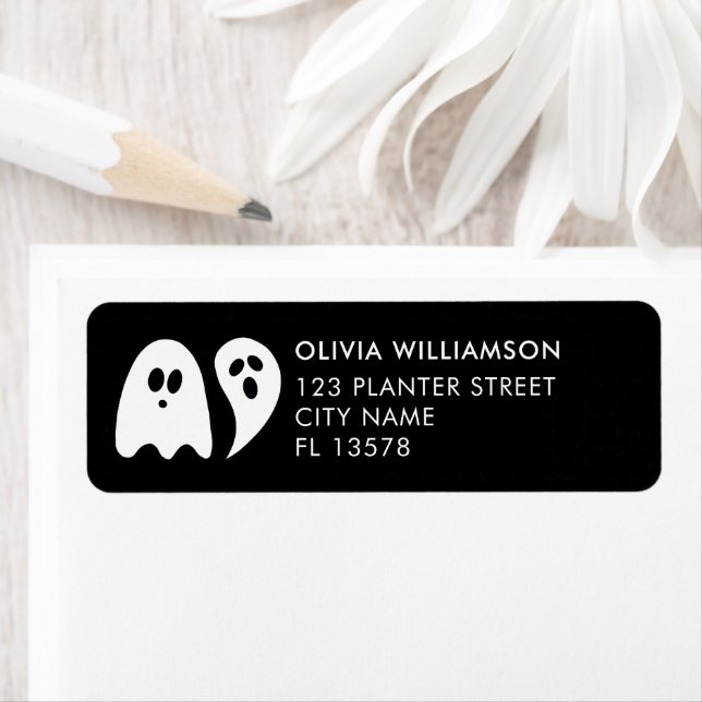 Etiqueta Ghost Halloween (Insitu)