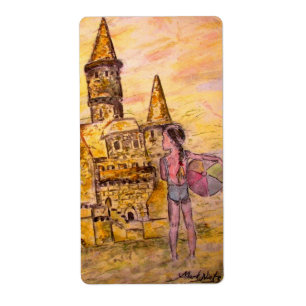 Etiqueta Giant Sandcastle