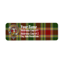 Gibbs Gibsone Tartan e Crachá