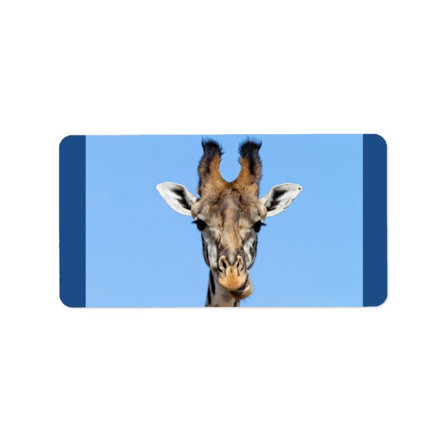 Etiqueta Girafa (Frente)