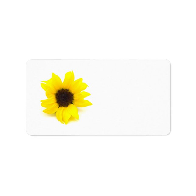 Etiqueta Girassol Amarelo (Frente)