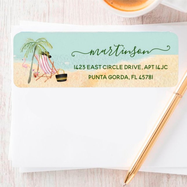 Etiqueta Glam Love the Beach Hat Bag (Criador carregado)