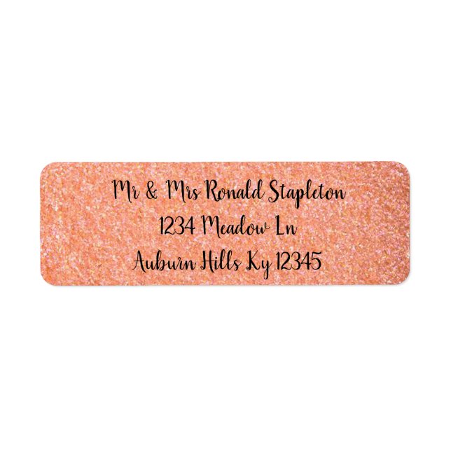 Etiqueta Glitter (Frente)