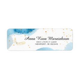 Etiqueta *~*Glitter Beach NIMO Ocean CANOE Dourado