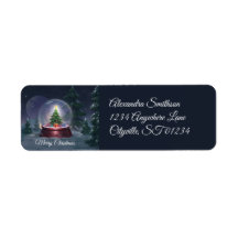 Globo de Neve da Árvore de Natal