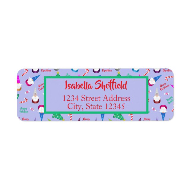 Etiqueta Gnomo Toss (Frente)