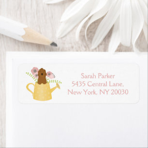Etiqueta Goldendoodle Em Água Pode Amarelar