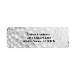 Etiqueta Golf Ball