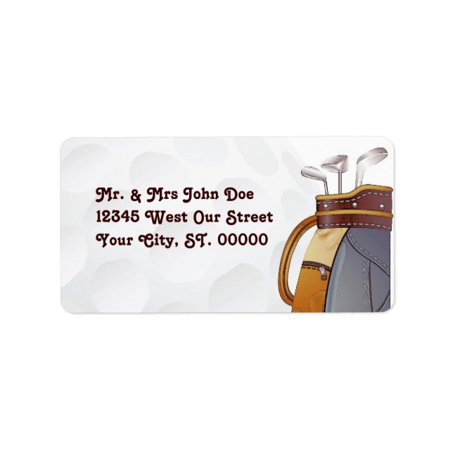 Etiqueta Golfe (Frente)