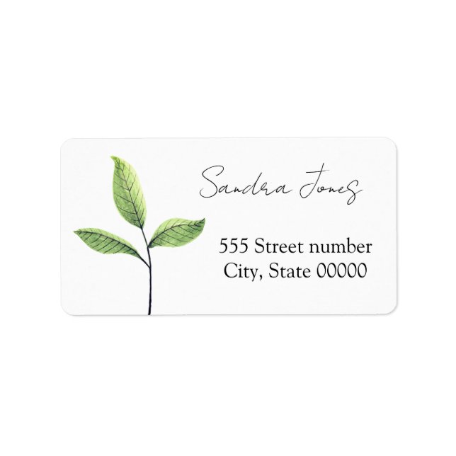 Etiqueta Gorgeous address labels (Frente)
