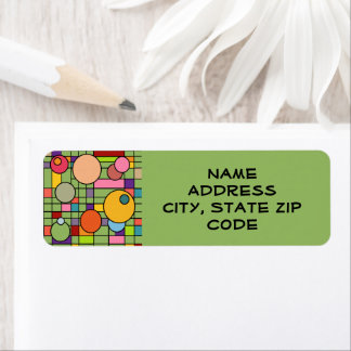 Etiqueta Grade Moderna do Século médio