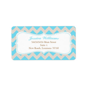 Etiqueta Graduação Chic Chevron