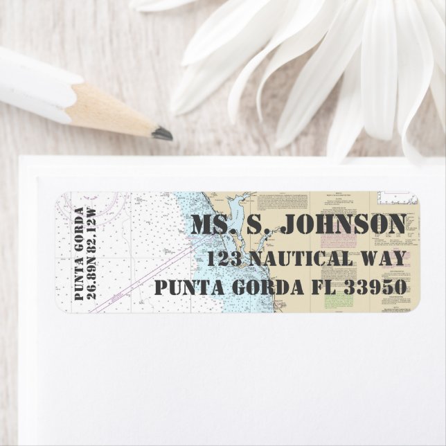 Etiqueta Gráfico de Navegação Náutica da Porta Doméstica Pu (Insitu)