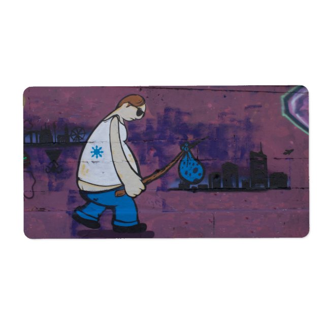 Etiqueta Grafite do Wanderer (Frente)