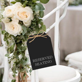 Etiqueta Grande de Casamento Reservado Formal