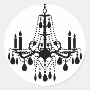 Etiqueta grande do salão de baile (branca)