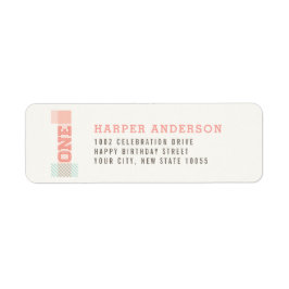 Etiqueta Grande Festa de primeiro aniversario de Strips Ros