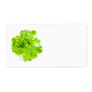 Etiqueta Green lettuce