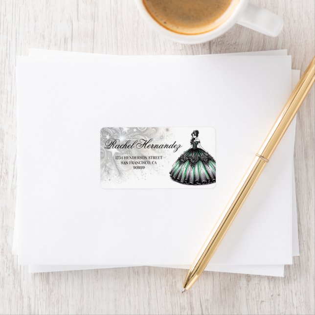 Etiqueta Green Quinceañera Girl (Insitu)