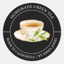 Etiqueta Green Tea Modern
