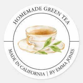 Etiqueta Green Tea Modern