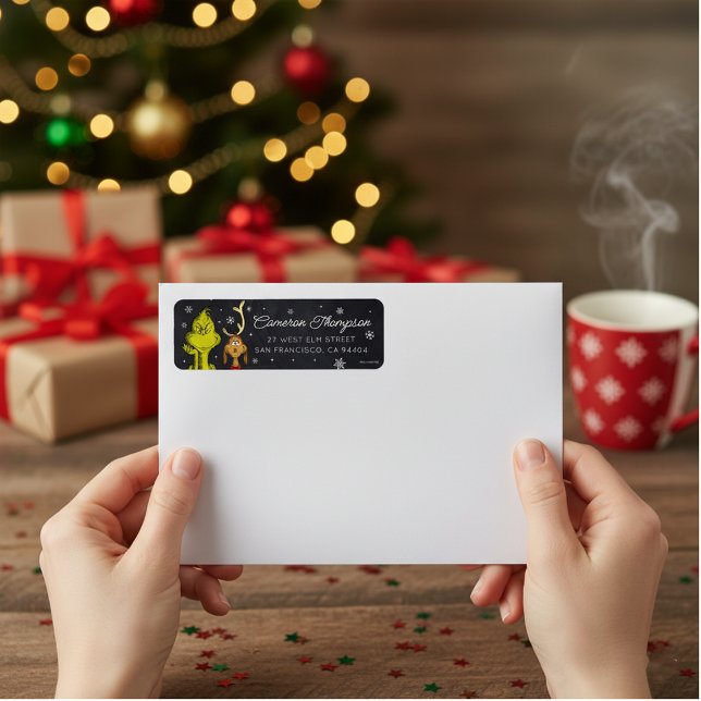 Etiqueta Grpolegadas Chalkboard Birthday (Criador carregado)