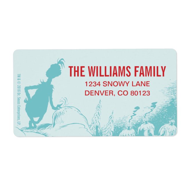 Etiqueta Grpolegadas clássico | Grinchmas Felizes! (Frente)