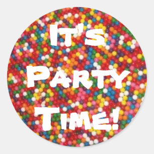 Etiqueta Gumballs do círculo abundante!